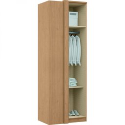 Guarda Roupa de Canto Reto 1 Porta Elegance  - 2