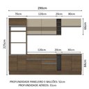 Ver imagem 6 de Cozinha Completa Vicenza Armário Balcão Rustic Crema Madesa