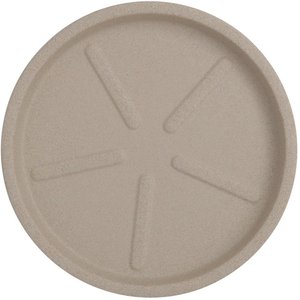 Prato Em Polietileno Para Vaso Redondo 36X3Cm Areia