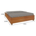 Ver imagem 4 de Cama Queen para Colchão 158x198cm Multimóveis CR35457 Cinamomo