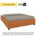 Ver imagem 3 de Cama Queen para Colchão 158x198cm Multimóveis CR35457 Cinamomo