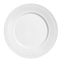 Ver imagem 1 de Prato Raso Porto Brasil Roma Branco 26cm Cerâmica Faiança Relevo Clássico