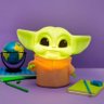 Luminaria Abajur Baby Grogu Star Wars + Lampada de Led - 1