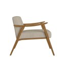 Ver imagem 4 de Kit 2 Poltronas Decorativas Madeira Maciça Jequitibá Assento com Persintas Elásticas Ravena
