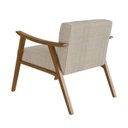 Ver mais imagens de Kit 2 Poltronas Decorativas Madeira Maciça Jequitibá Assento com Persintas Elásticas Ravena
