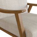 Ver imagem 6 de Kit 2 Poltronas Decorativas Madeira Maciça Jequitibá Assento com Persintas Elásticas Ravena