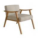 Ver imagem 7 de Kit 2 Poltronas Decorativas Madeira Maciça Jequitibá Assento com Persintas Elásticas Ravena
