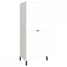 Armário Multiuso Soho 4 Portas Branco - Falkk - 2