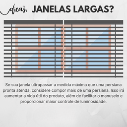 Persiana Horizontal Pvc 25mm Block Luxo 100larg X 220alt Preta - Quarto/sala/ Escritório/cozinha/lav - 2 Persiana Horizontal Pvc 25mm Block Luxo 100larg X 220alt Preta - Quarto/sala/ Escritório/cozinha/lav - 2