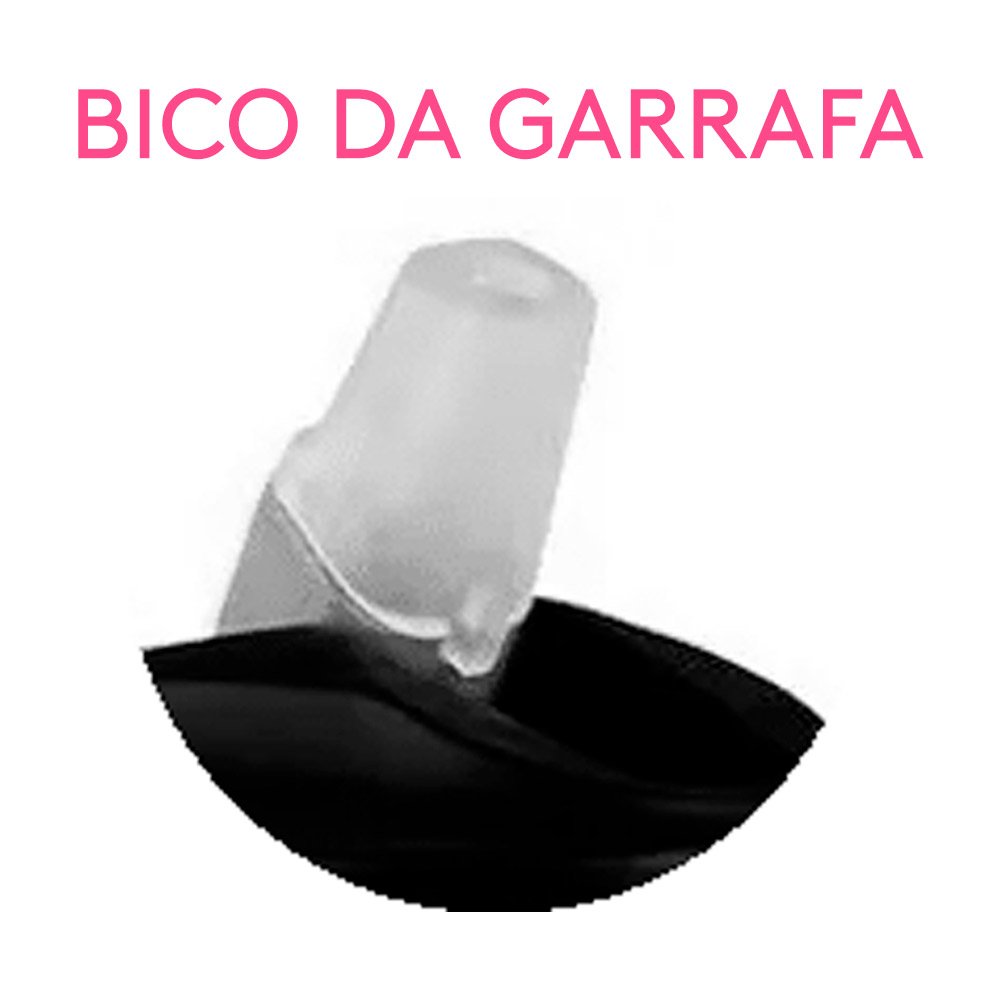 Garrafa Squeeze De Plástico 1 Litro Degradê Fitness Água Academia BPA Free - Preto - 2