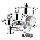 Ver imagem 4 de Conjunto de Panelas Aço Inox Cirúrgico Desing Alemão