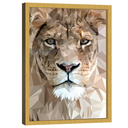 Ver imagem 5 de Quadro Decorativo Leão Artístico Vitral