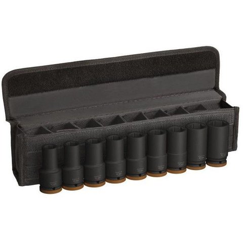 Jogo de Soquete Impacto Longo Bosch 3/4pol C/9pcs