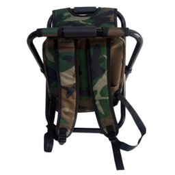 Cadeira Mochila Banqueta Bolsa Semi Termica Banco 2 Em 1 Camping Pesca Acampamento Pescaria Praia Ar - 10