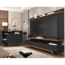 Conjunto para Sala de Estar com Rack, Painel para TV Aparador Buffet Móveis Germai - 1
