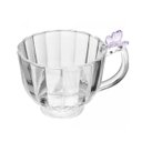 Ver imagem 3 de Jg 6 Xicaras de Cha Fairy Butterfly 200ml Cristal Lyor
