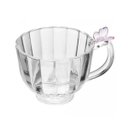 Ver imagem 2 de Jg 6 Xicaras de Cha Fairy Butterfly 200ml Cristal Lyor