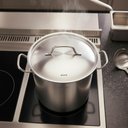 Ver imagem 4 de Jogo de Panelas Profissionais 24cm Aço Inox com Tampa Brinox Caldeirão Caçarola Fundo Triplo