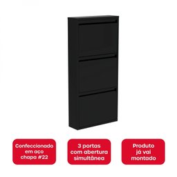 Sapateira Suspensa em Aço para 9 Pares - 5