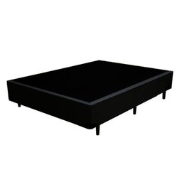 Cama Box Viúva 128 Preto Sintetico - Santo Box - 3