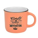 Ver imagem 6 de Kit 6 Canecas Porcelana Vintage Retrô Frases 80ml