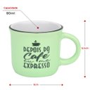Ver mais imagens de Kit 6 Canecas Porcelana Vintage Retrô Frases 80ml