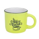 Ver imagem 3 de Kit 6 Canecas Porcelana Vintage Retrô Frases 80ml