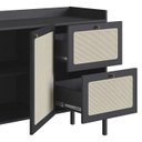 Ver imagem 6 de Aparador Balcao Buffet 139 Cm Pes Madeira 27969 Oslo Nero Artesano