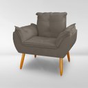 Ver mais imagens de Kit 02 Poltrona Opala Cadeira para Sala e Quarto Confortável e Reforçada Clínica e Recepção Suede