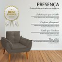 Ver imagem 6 de Kit 02 Poltrona Opala Cadeira para Sala e Quarto Confortável e Reforçada Clínica e Recepção Suede