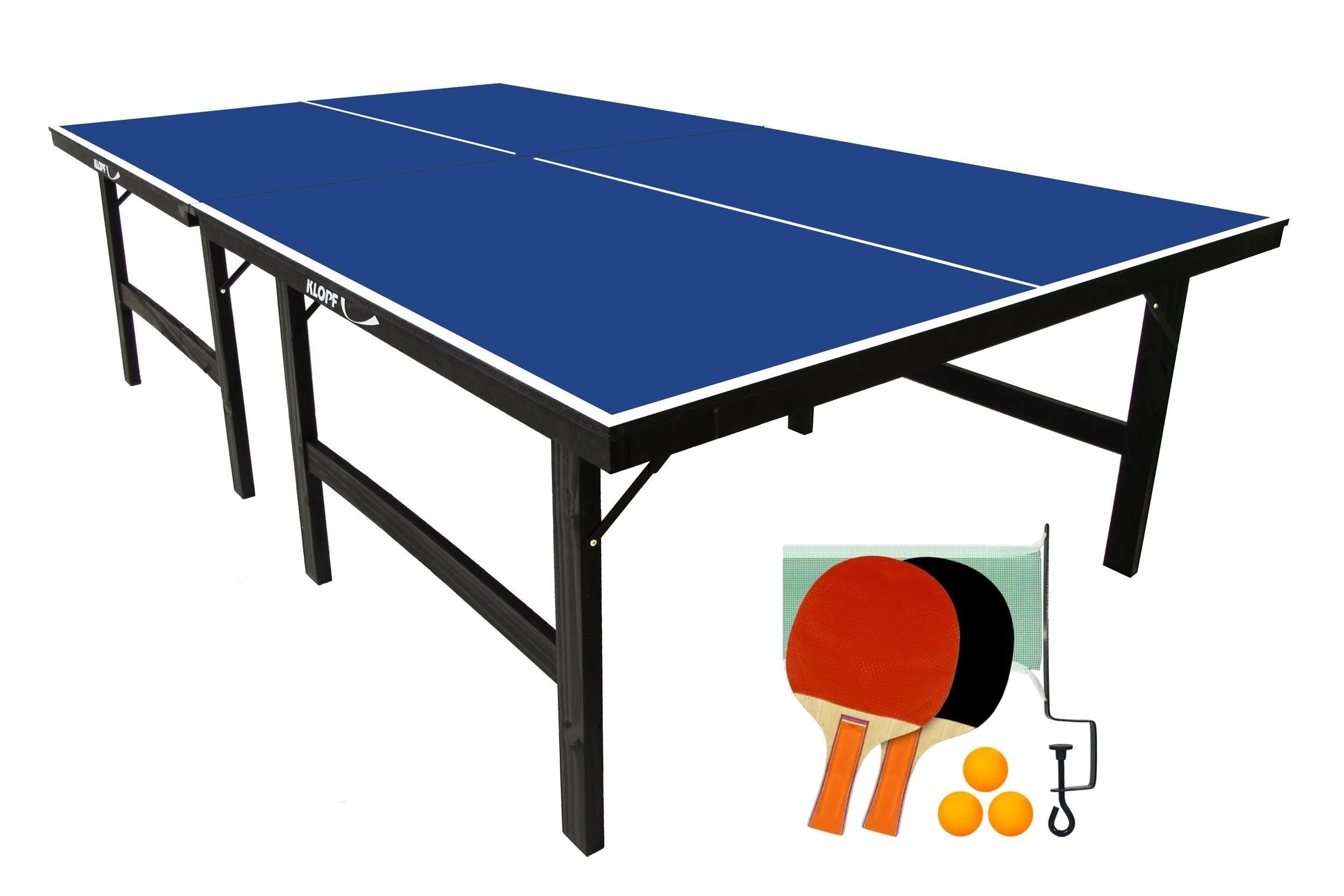 Mesa de Ping Pong Mdp 15mm Olimpic Klopf 1013 Oficial + Kit Completo Ping Pong