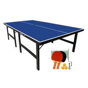 Mesa de Ping Pong Mdp 15mm Olimpic Klopf 1013 Oficial + Kit Completo Ping Pong