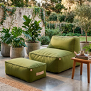 Ver imagem 1 de Puff e Apoio Levv Flutuante Outdoor - Conforto Premium Piscina e Jardim - Verde