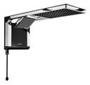 Ver imagem 3 de Chuveiro Elétrico de Parede Lorenzetti Acqua Ultra Duo Cor Preto Cromado 5500W
