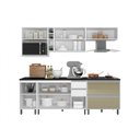 Ver imagem 2 de Cozinha Modulada Aérea 8 Portas 4 Gavetas Evidence Poliman Móveis