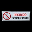 Ver imagem 3 de Kit Combo 10 Placa Sinalização Proibido a Entrada de Animais