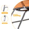 Cadeira de Escritório Interlocutor Fixa Baixa Stripes Esteirinha Charles Eames Eiffel Caramelo - 5