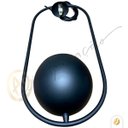 Ver imagem 7 de Pendente Lira Terrario P/ Vaso com Globo Preto/dourado/cobre:preto