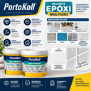 Ver imagem 2 de Kit 2 Rejunte Multiuso Epóxi Porto Koll Branco 1kg