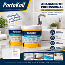 Ver imagem 5 de Kit 2 Rejunte Multiuso Epóxi Porto Koll Branco 1kg
