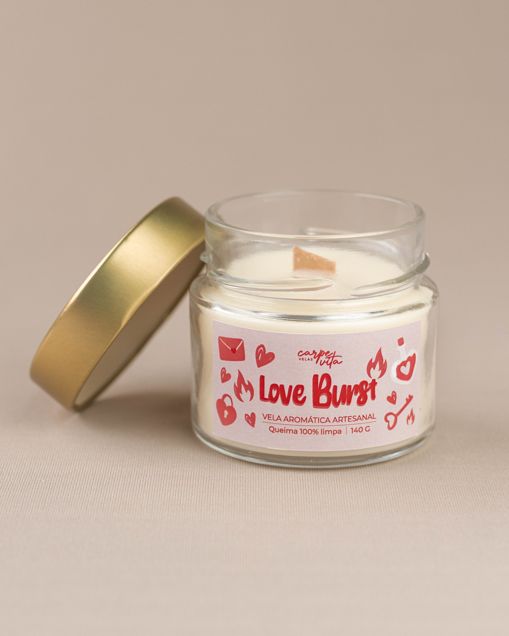 Vela Aromática Perfumada Love Burst 140g - 3