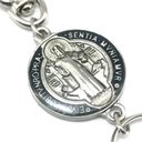 Ver imagem 4 de Chaveiro de São Bento Mosquetão Redondo Prateado Fornecedor 1 F1-ct14-154-9