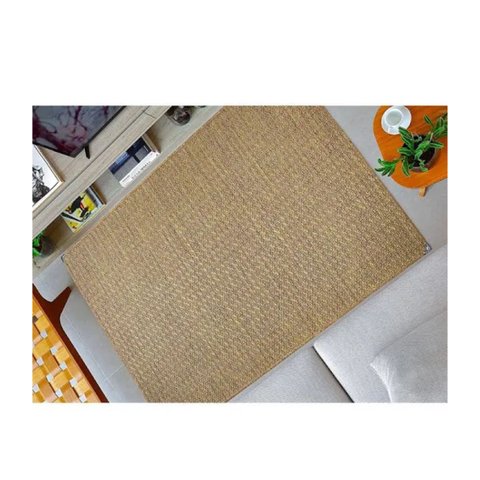 Tapete para Sala 1,00m x 1,50m Sisal Antiderrapante Sem Pelo Lâncer - 572 BLEND