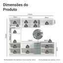 Ver imagem 3 de Armário de Cozinha Completa 270 Cm Branco/cinza Lux Madesa 06