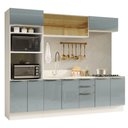 Ver imagem 2 de Armário de Cozinha Completa 270 Cm Branco/cinza Lux Madesa 06
