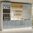 Ver imagem 1 de Armário de Cozinha Completa 270 Cm Branco/cinza Lux Madesa 06