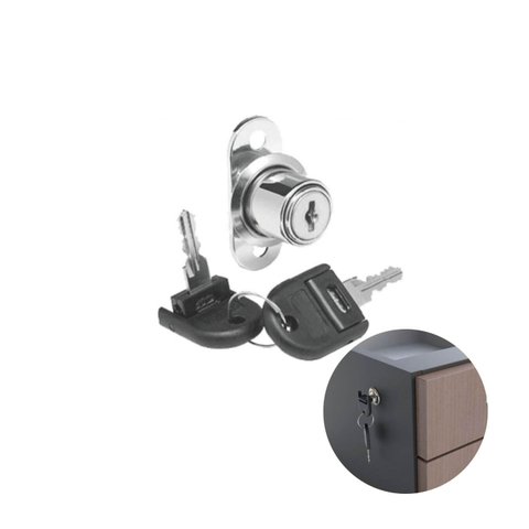 Fechadura de Gaveta 18x24mm chave Dobrável 5 Peças