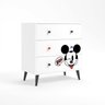 Cômoda Infantil 3 Gavetas Mickey Disney Fun CabeCasa MadeiraOriginals - 7
