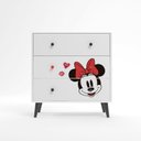 Ver imagem 3 de Cômoda Infantil 3 Gavetas Minnie Disney Fun CabeCasa MadeiraOriginals