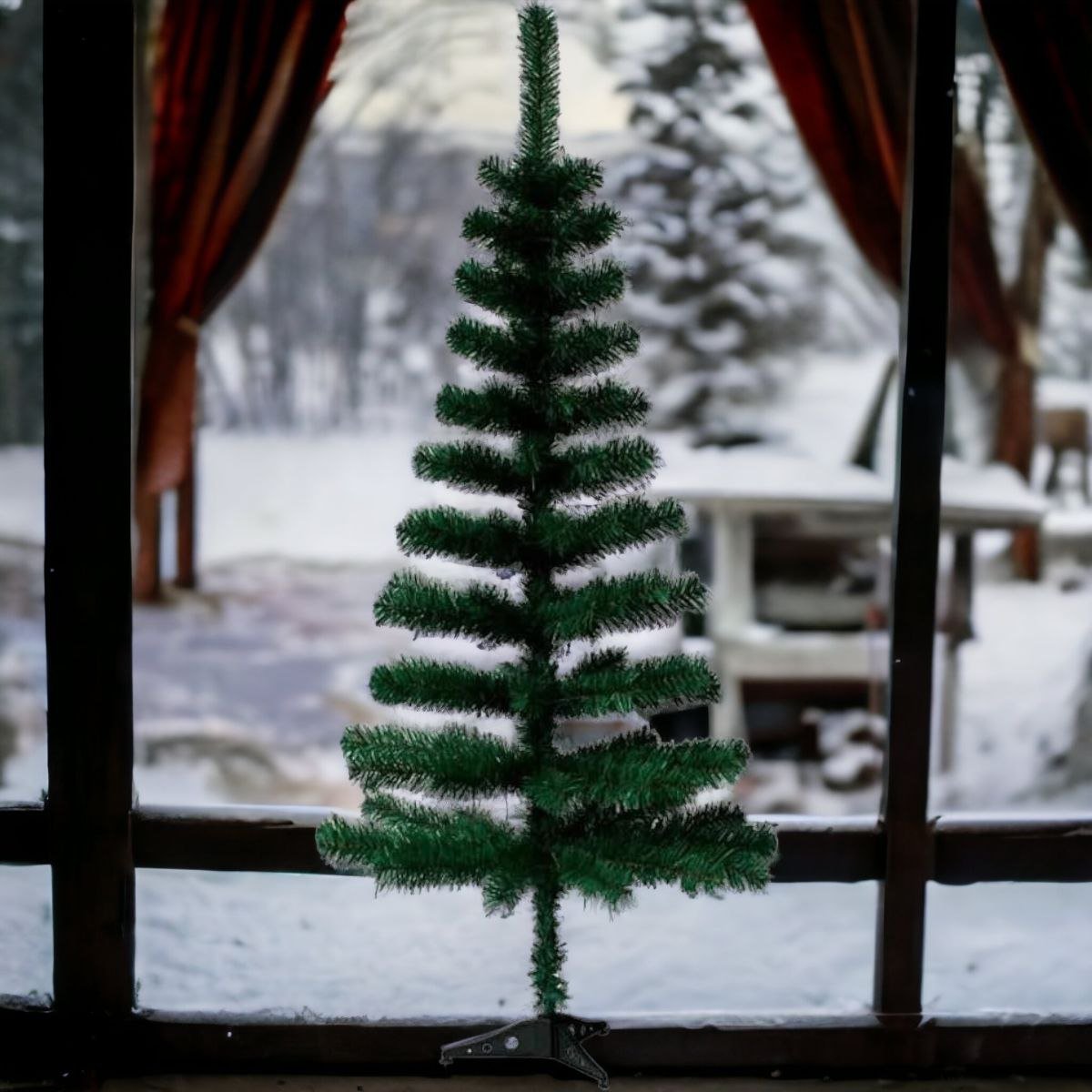 Árvore Pinheiro Decoração de Natal 1,20cm 120 Galhos - 4